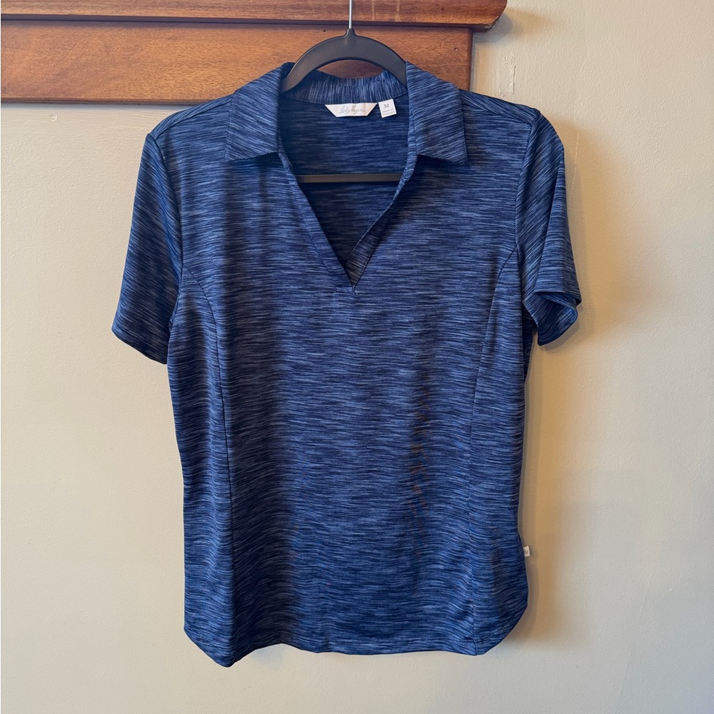 Lady Hagen Navy Short Sleeve Polo Shirt